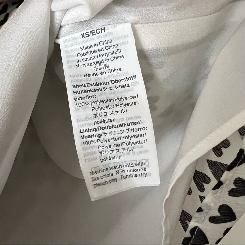 J. Crew Ruffle Heart Print Blouse - Picture 5 of 8